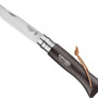 OPINEL Baroudeur inox No.8 - μαύρο καφέ