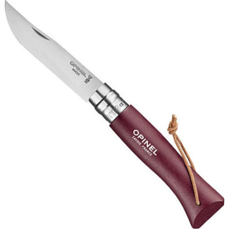 OPINEL Baroudeur inox No.8 - Burgundy