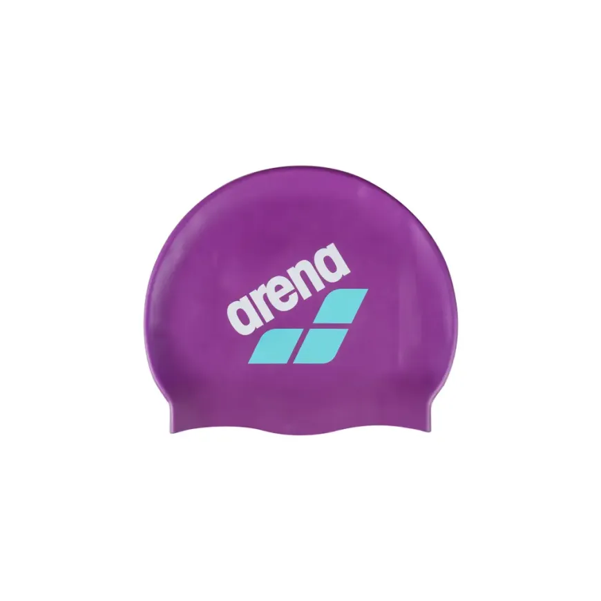 ARENA Σκουφάκι Κολύμβησης Σιλικόνης "Big Logo" - Μωβ