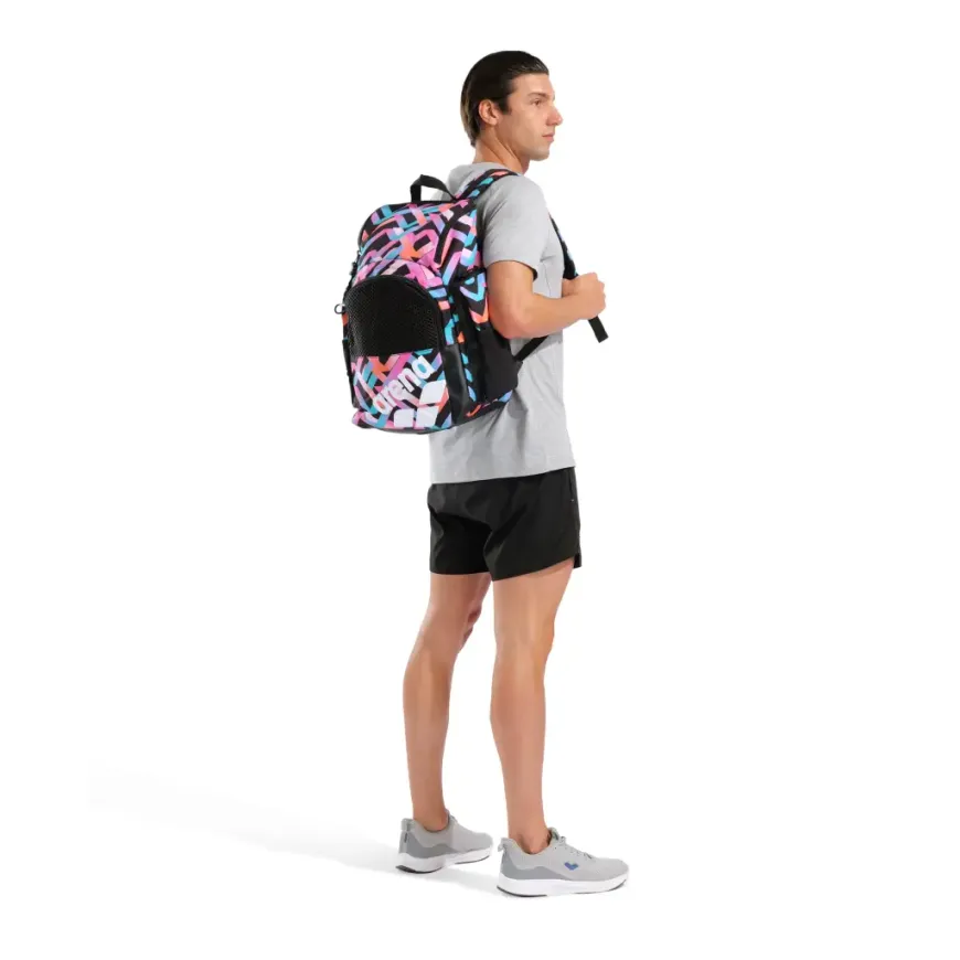 ARENA Τσάντα Πλάτης Κολυμβητηρίου One Go Backpack 35lts - Texture