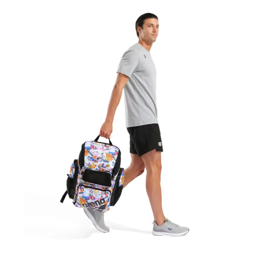 ARENA Τσάντα Πλάτης Κολυμβητηρίου One Go Backpack 45 - Collage
