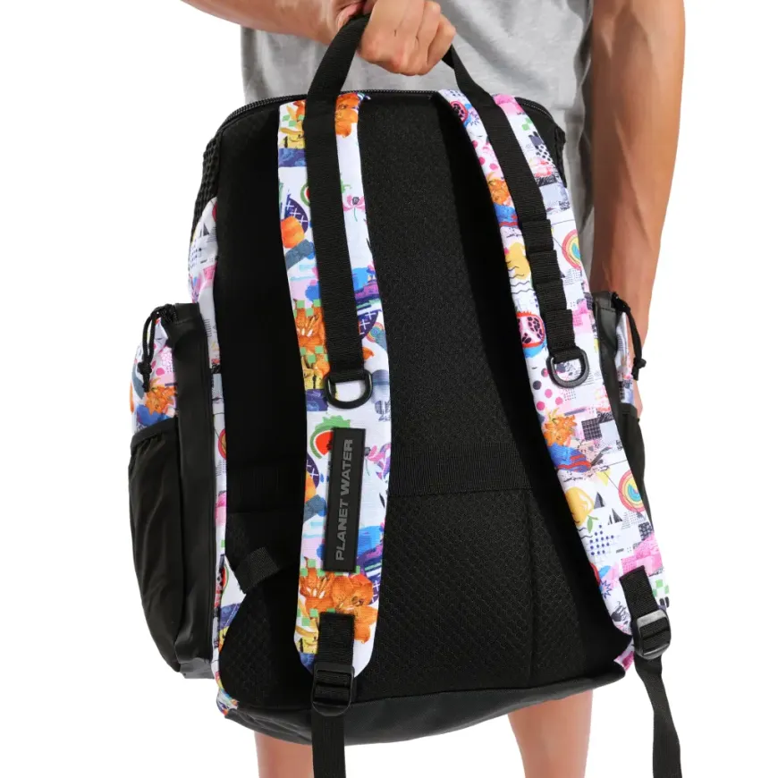 ARENA Τσάντα Πλάτης Κολυμβητηρίου One Go Backpack 45 - Collage
