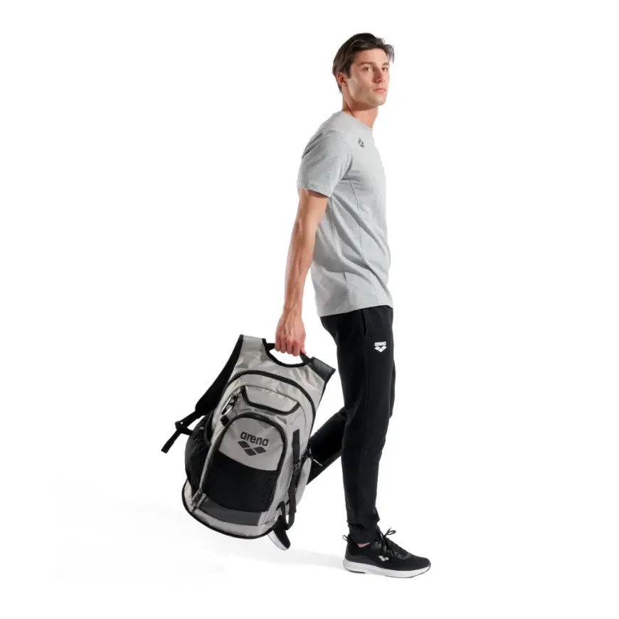 ARENA Τσάντα Πλάτης Κολυμβητηρίου All Set Backpack 45l Unisex Ασημί