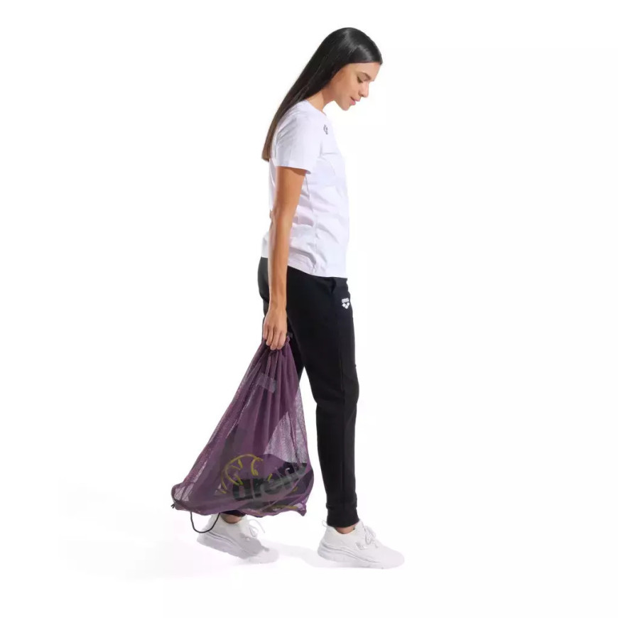 Arena One Go Mesh Unisex Τσάντα Πλάτης Κολυμβητηρίου Μωβ