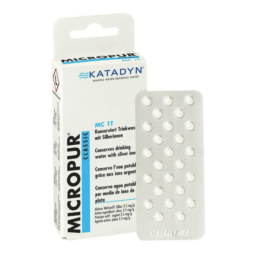 Ταμπλέτες καθαρισμού νερού KATADYN Micropur Classic (100 τεμ)