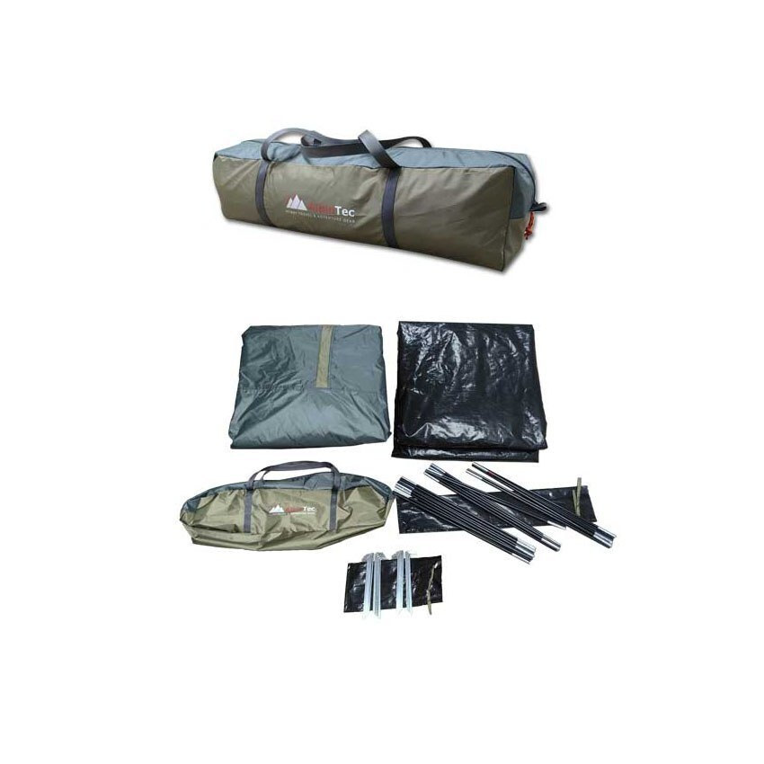 AlpinPro Earth 3 Σκηνή Camping Igloo Ορειβασίας Μαύρη 4 Εποχών για 3 Άτομα Αδιάβροχη 3000mm 210x180x120εκ.