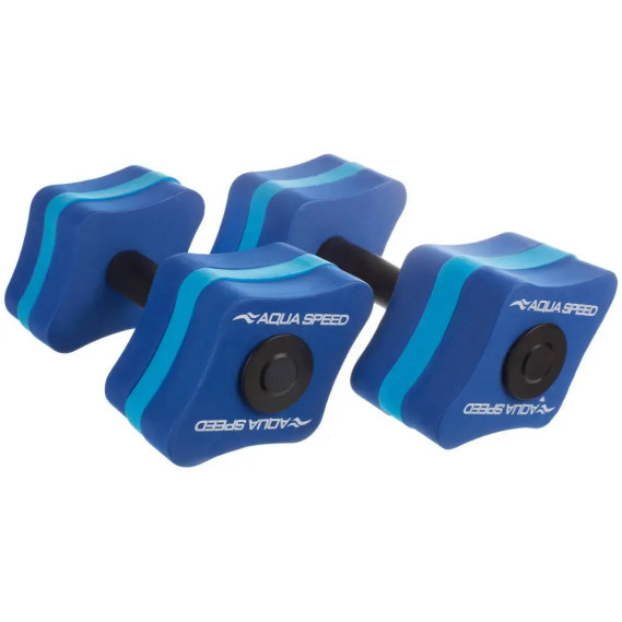Αλτηράκια Πισίνας Aqua Speed Aquafitness Dumbbell 167-bl Μπλε (ζεύγος)