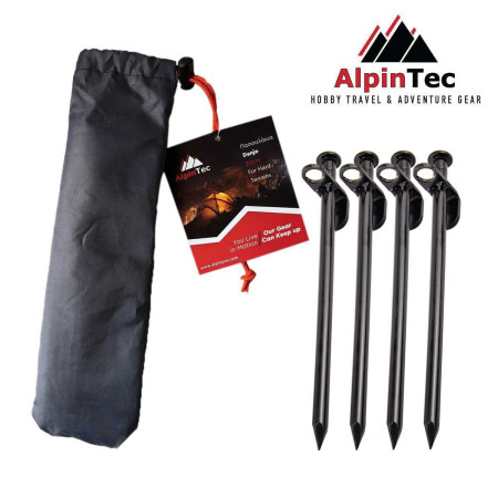 AlpinPro Πασσαλάκια για Σκηνή Camping Σετ 4τμχ 20εκ.