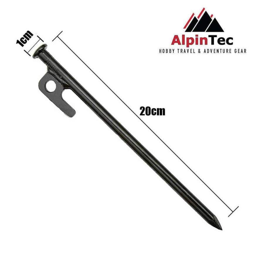 AlpinPro Πασσαλάκια για Σκηνή Camping Σετ 4τμχ 20εκ.