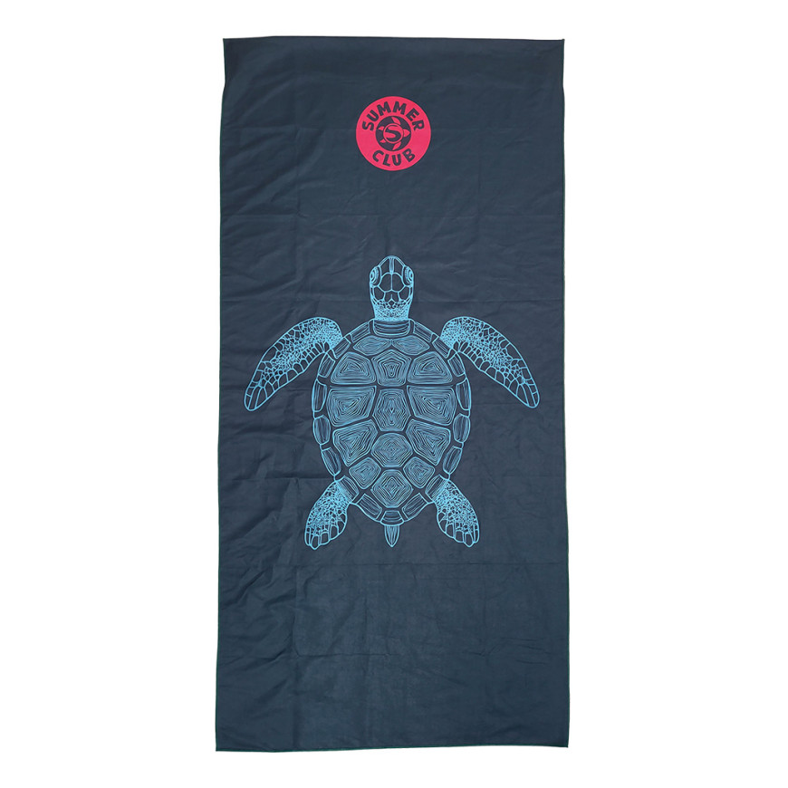 Πετσέτα Παραλίας Turtle 180X90cm 370gr Navy Blue