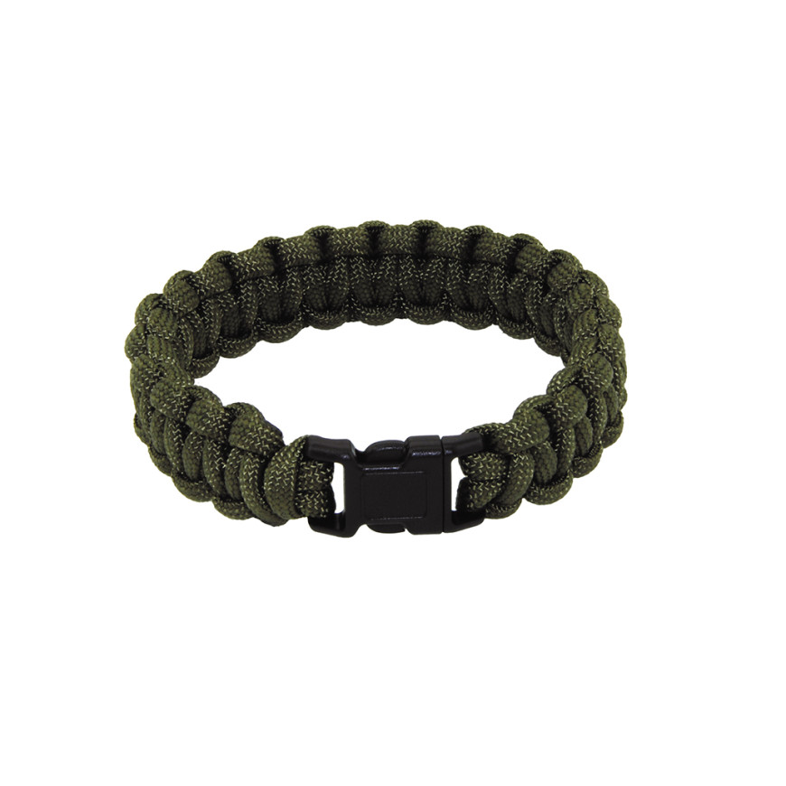 Compass Paracord Βραχιόλι Επιβίωσης με Σχοινί Πράσινο