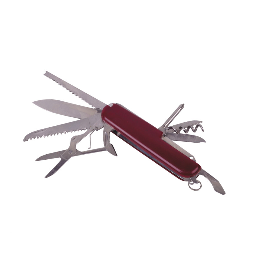 AlpinPro Komodo Σουγιάς - Πολυεργαλείο Επιβίωσης Red/Silver σε Θήκη