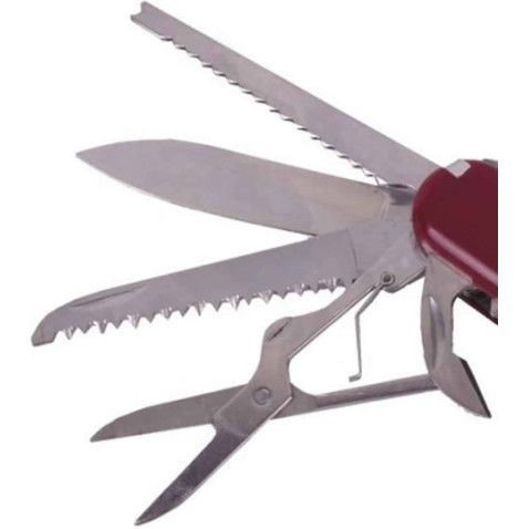 AlpinPro Komodo Σουγιάς - Πολυεργαλείο Επιβίωσης Red/Silver σε Θήκη