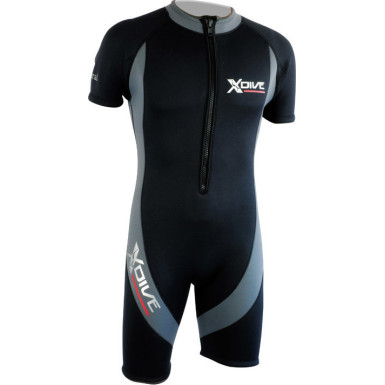 X-DIVE Monoshorts CORAL 3mm ΣΤΟΛΗ ΚΑΤΑΔΥΣΗΣ μαύρο / γκρι
