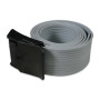 Ζώνη latex XDIVE 3mm με πλαστική πόρπη γκρι
