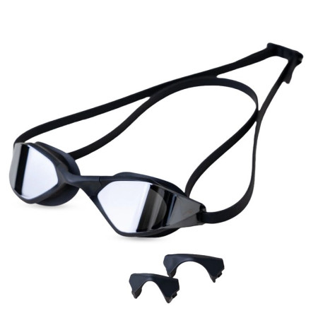 Aquaspeed RIPTIDE Γυαλιά Κολύμβησης Ενηλίκων με Mirror Αντιθαμβωτικούς Φακούς Μαύρο