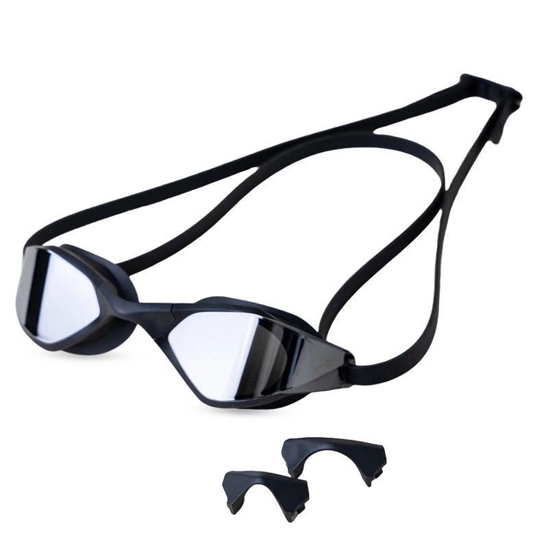 Aquaspeed RIPTIDE Γυαλιά Κολύμβησης Ενηλίκων με Mirror Αντιθαμβωτικούς Φακούς Μαύρο