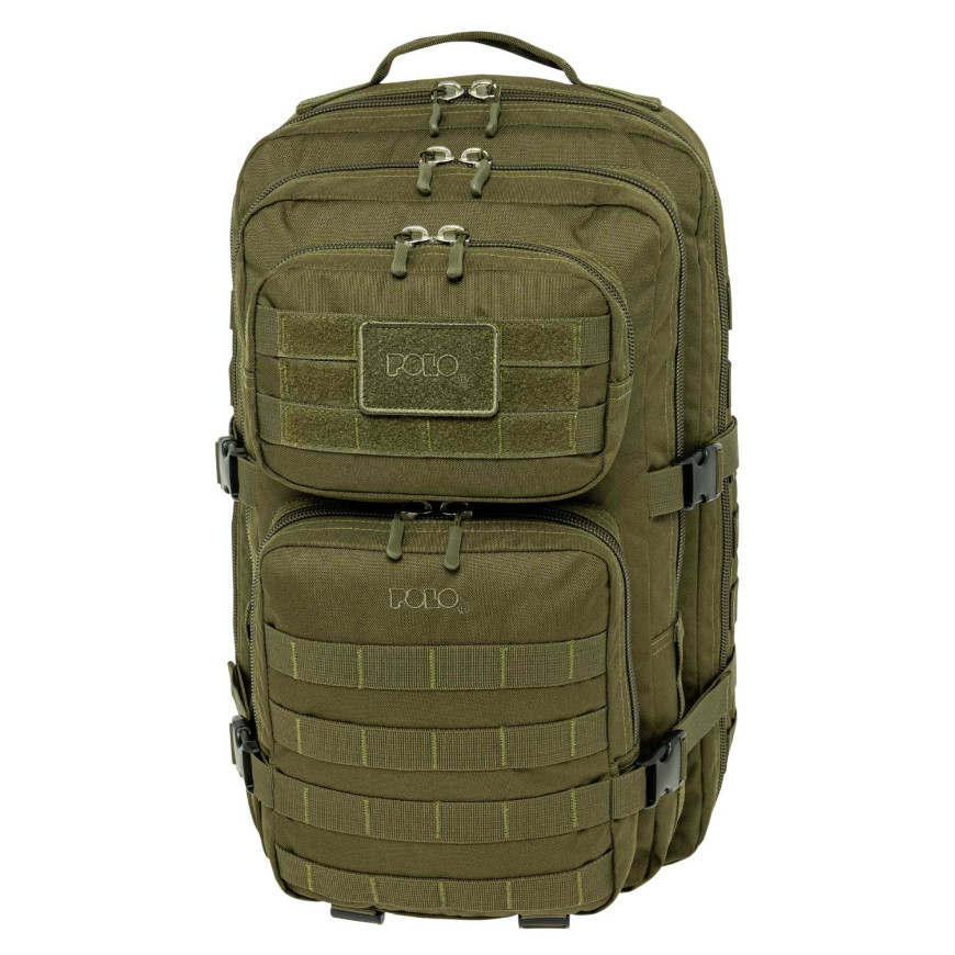 Σακίδιο Πλάτης Polo Squad Large 35lt Χακί