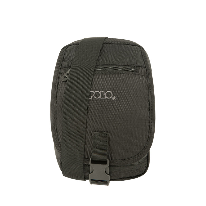 Τσαντάκι ώμου POLO Vertical Medium - Μαύρο