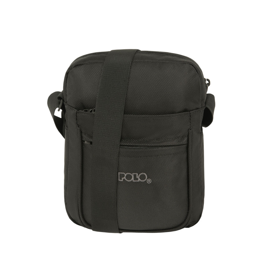 Τσαντάκι ώμου POLO Vertical Large - Μαύρο