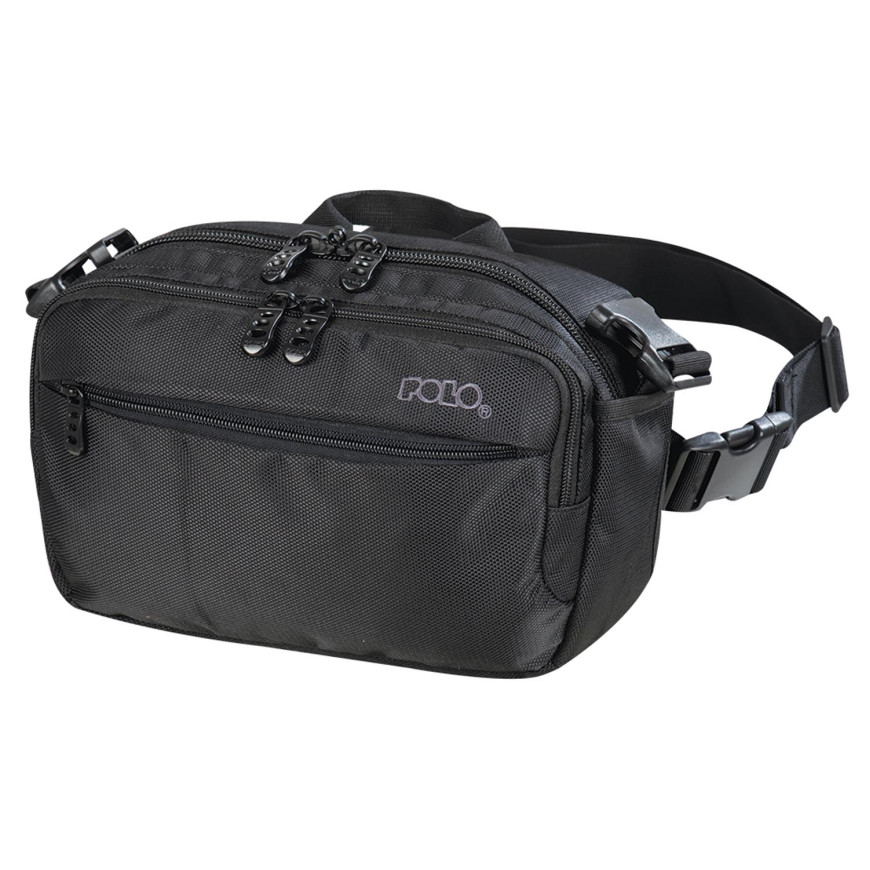 Polo Camera Τσαντάκι Μέσης Μαύρο