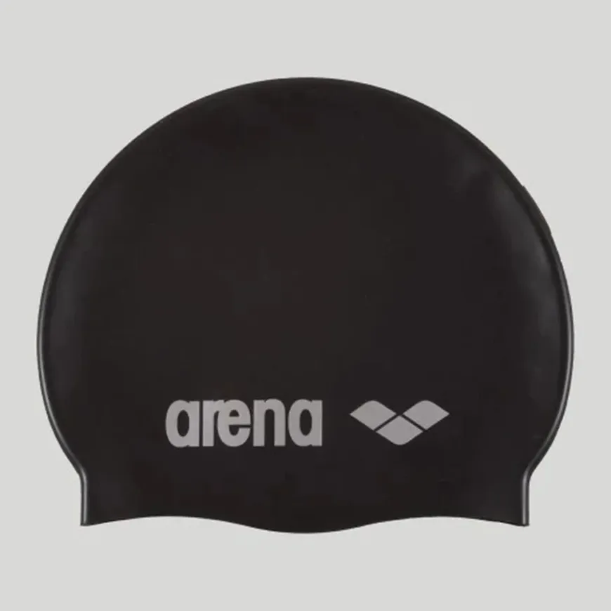 ARENA Σκουφάκι Κολύμβησης από Σιλικόνη "CLASSIC SILICONE" - Μαύρο