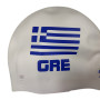 Σκουφάκι Κολύμβησης Aqua Speed Greek Flag Silicone Cap White 200-05 Λευκό
