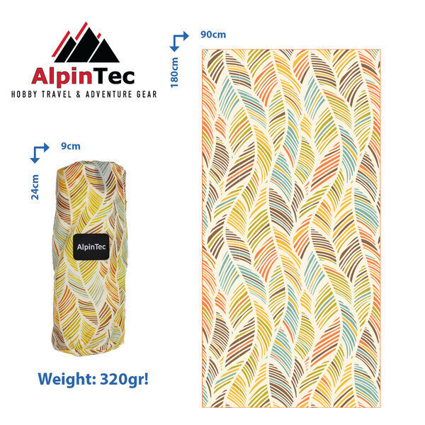 Πετσέτα ALPINTEC Microfiber DryFast Paint 90×180 Boho