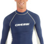 Ανδρικό RASH GUARD Μακρύ Μανίκι Μπλε