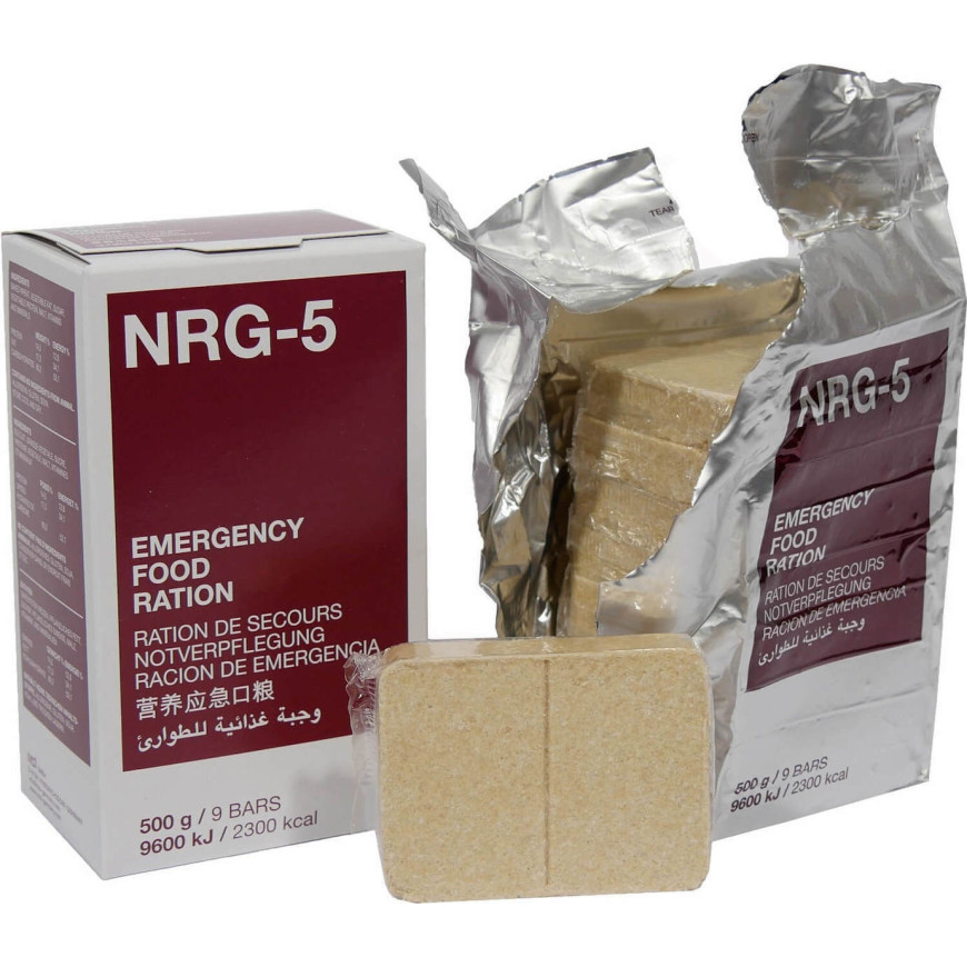 Katadyn NRG-5 Μπάρες Ενέργειας 2300kcal 500gr - 20 Έτη