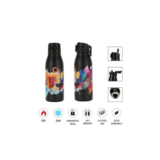 Θερμός ALPINTEC Fellow2 600ml - μαύρο