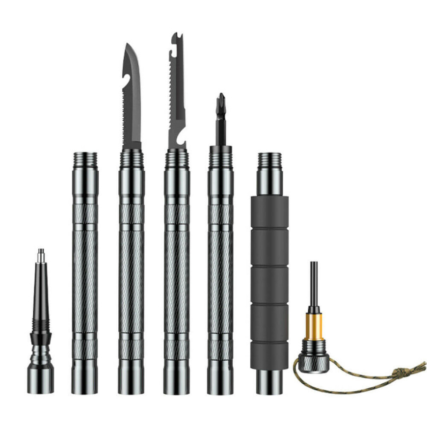 Μπατόν-Πολυεργαλείο Επιβίωσης Tactical Trekking Pole