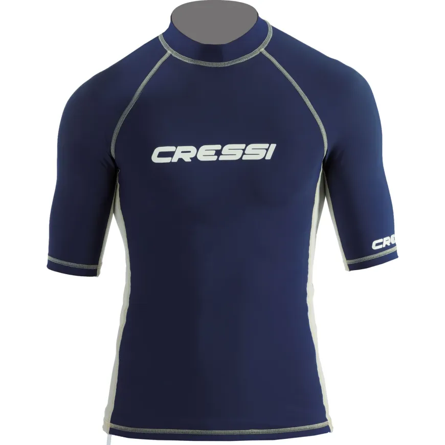Ανδρικό RASH GUARD Κοντομάνικο Σκούρο Μπλε