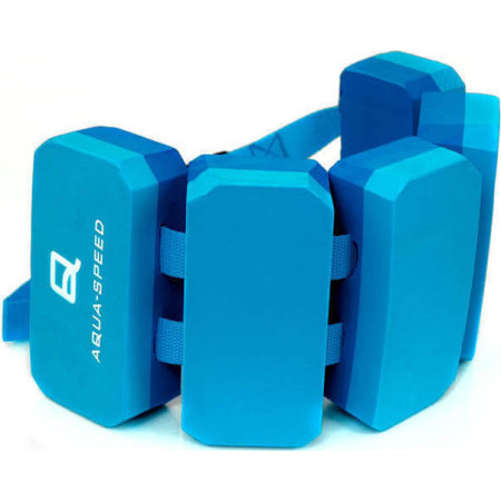 Ζώνη Κολύμβησης Τουβλάκια 3-6 Ετών Aquaspeed 5-Piece Swimming Belt Blue