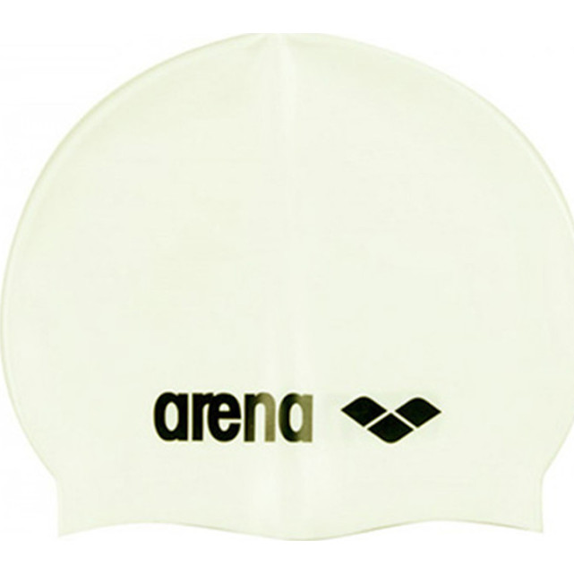 ARENA Σκουφάκι Κολύμβησης από Σιλικόνη "CLASSIC SILICONE" - Λευκό