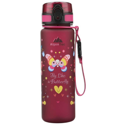 Παγούρι ALPINTEC Πεταλούδα 500ml Kids βατόμουρο