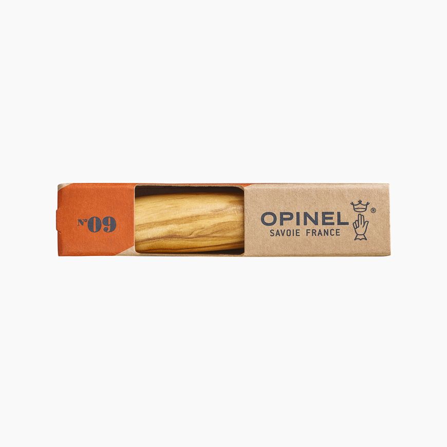 Σουγιάς OPINEL Νo.9 inox - ξύλο ελιάς