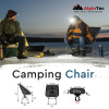 ALPINTEC Strong Καρέκλα Παραλίας Αλουμινίου Μπλε 54x31x71εκ.