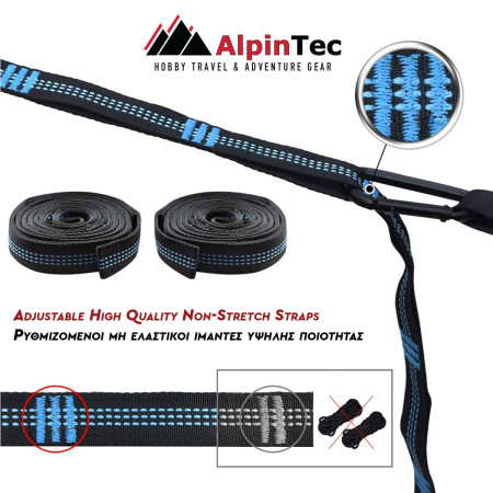 ALPINTEC Αιώρα Explorer Private 300εκ x 155εκ - Μπλε/Γκρι