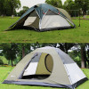 AlpinPro Earth 4 Σκηνή Camping Igloo Ορειβασίας Πράσινη 4 Εποχών για 4 Άτομα Αδιάβροχη 3000mm 240x210x130εκ.