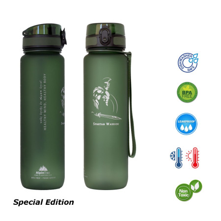 Παγούρι Spartan Warrior 1000ml ALPINTEC - σκούρο Πράσινο