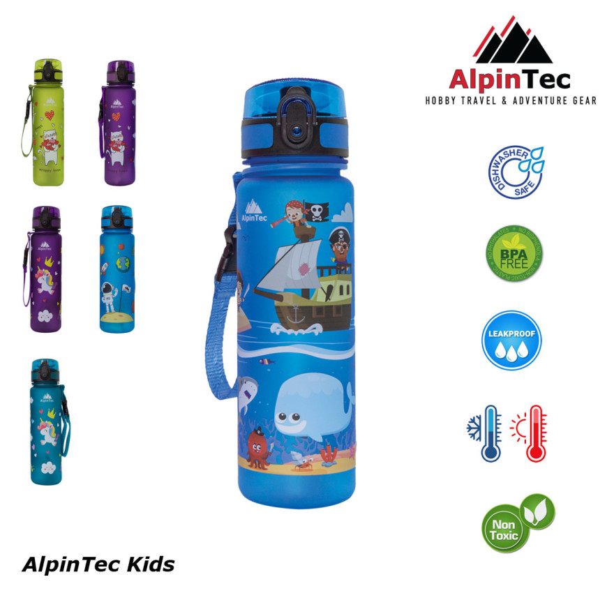 Παγούρι ALPINTEC Kids 500ml Pirates - μπλε