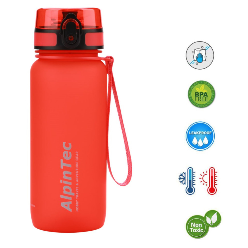 Παγούρι ALPINTEC 650ml - πορτοκαλί