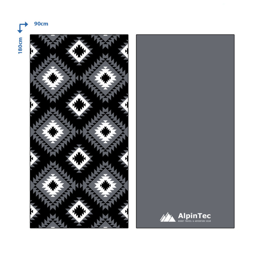 Πετσέτα ALPINTEC Microfiber DryFast Print Africa B 180 X 90